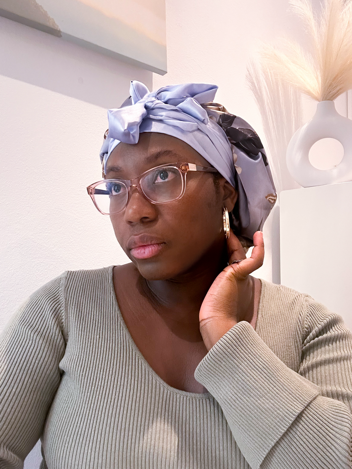 Eloise Reversible Satin Bonnet