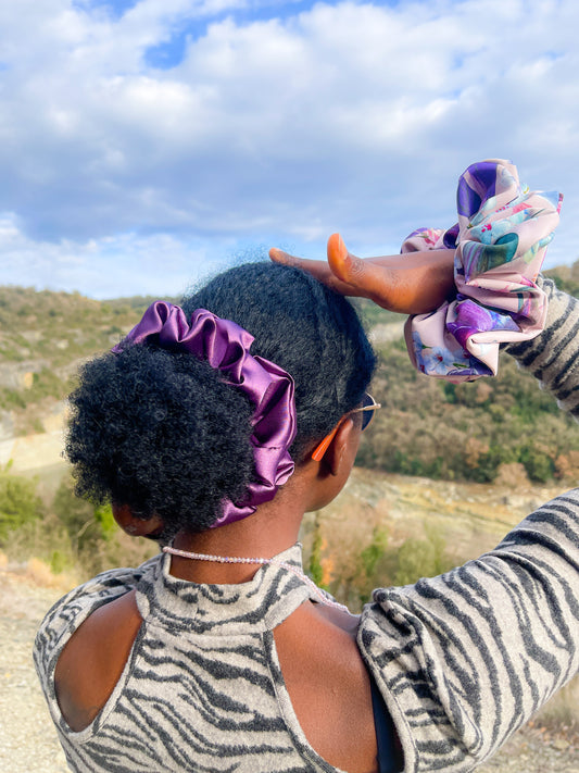 Lili Large Satin Scrunchie