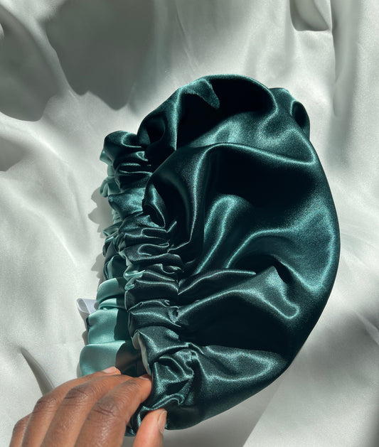 Mena Reversible Satin Bonnet