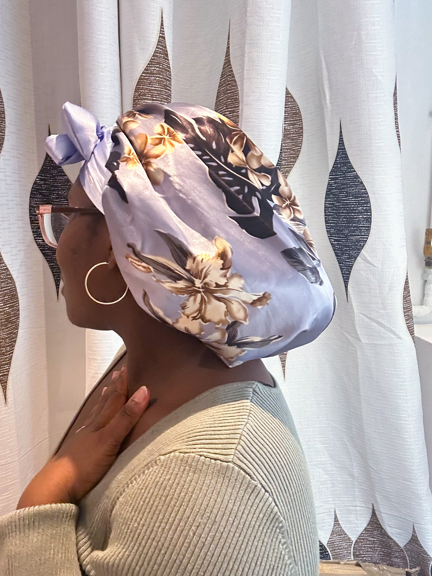 Eloise Reversible Satin Bonnet