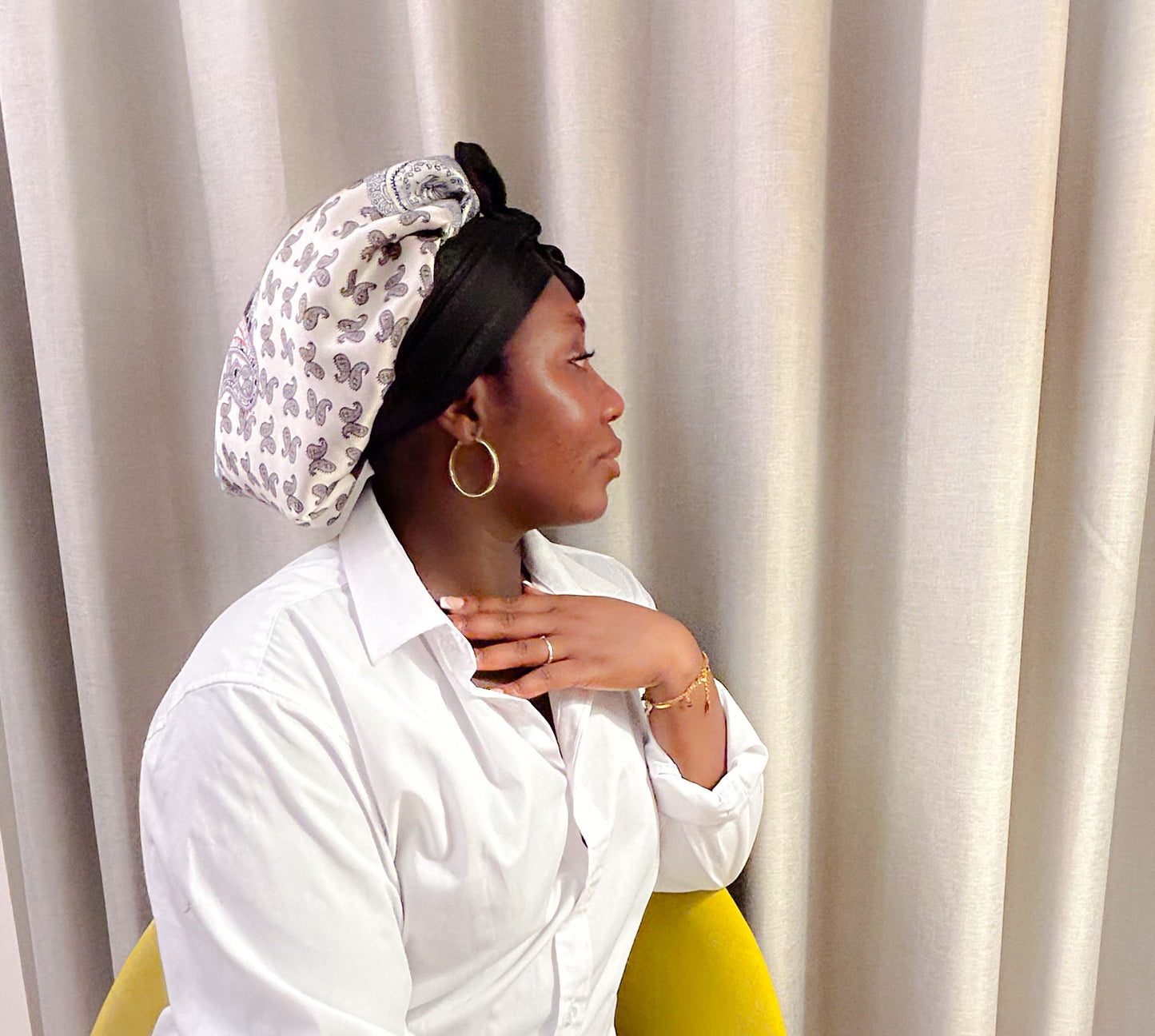 Ella Reversible Satin Bonnet