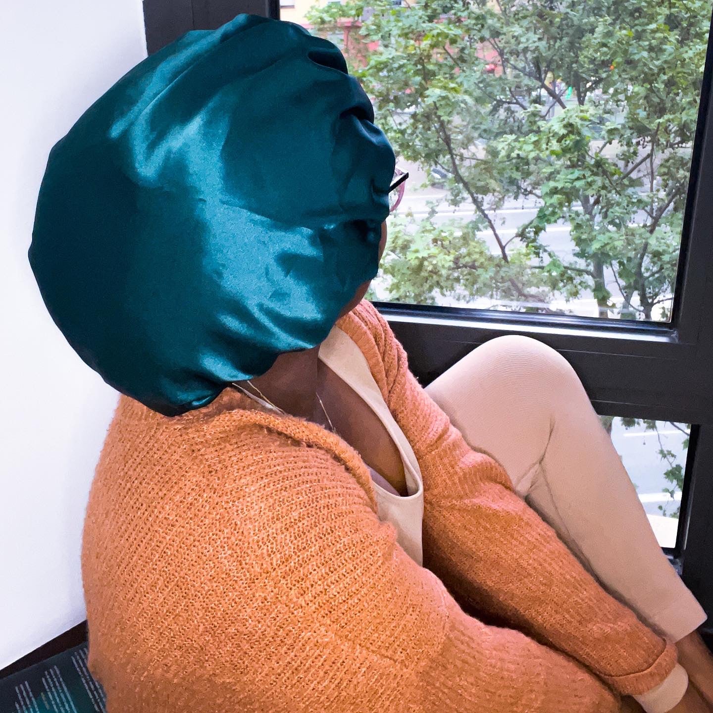 Mena Reversible Satin Bonnet