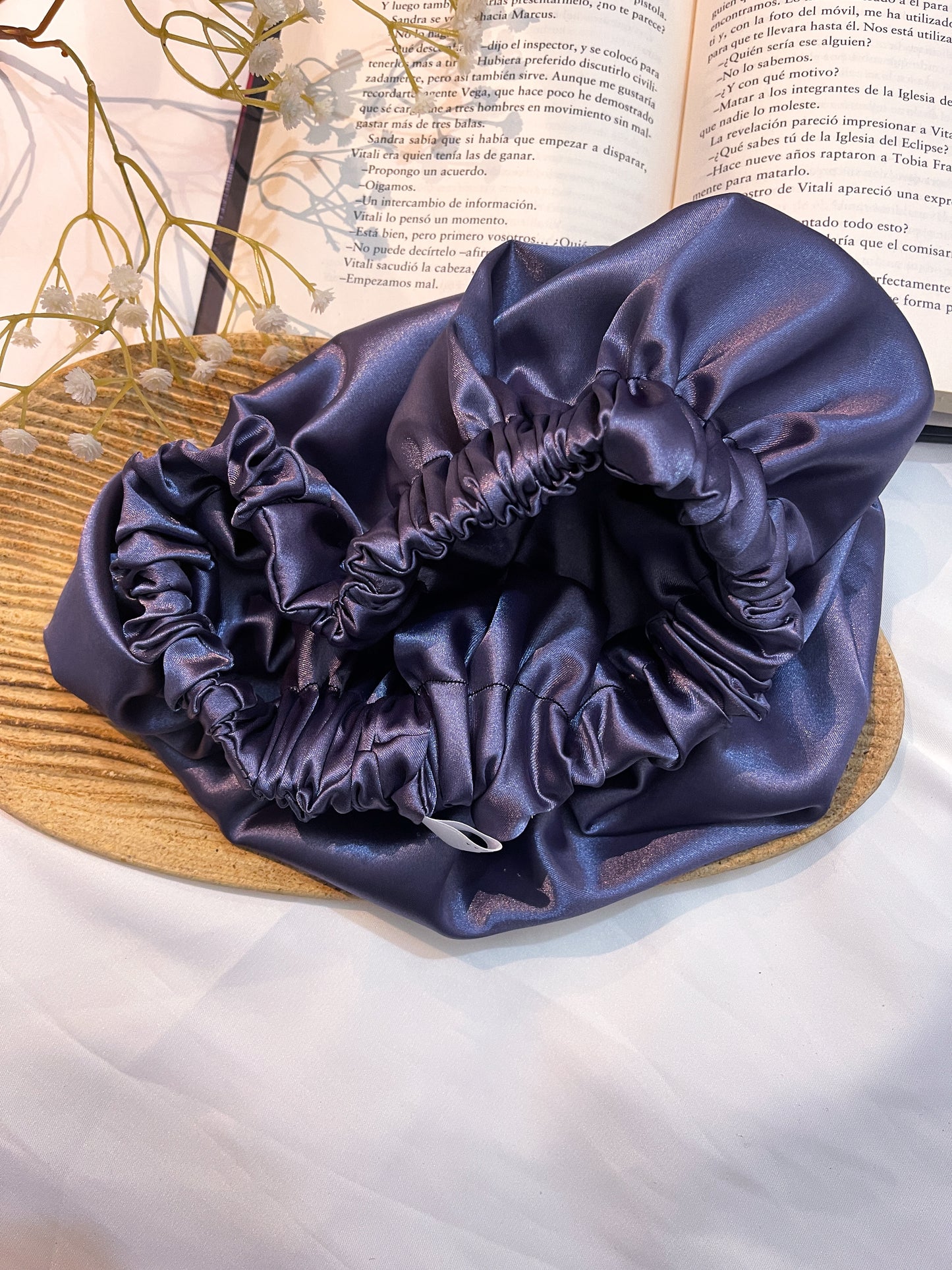 Grace Reversible Satin Bonnet