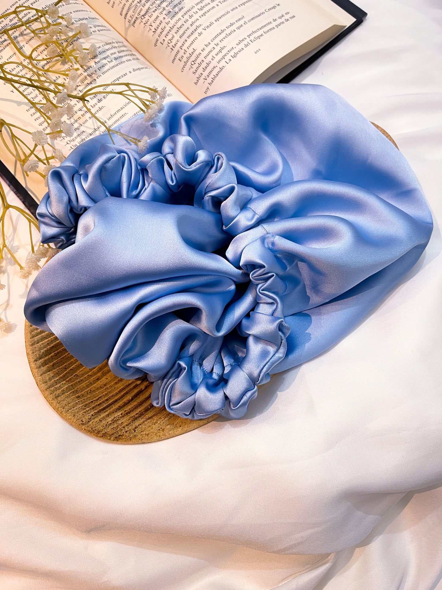 Celeste Reversible Satin Bonnet