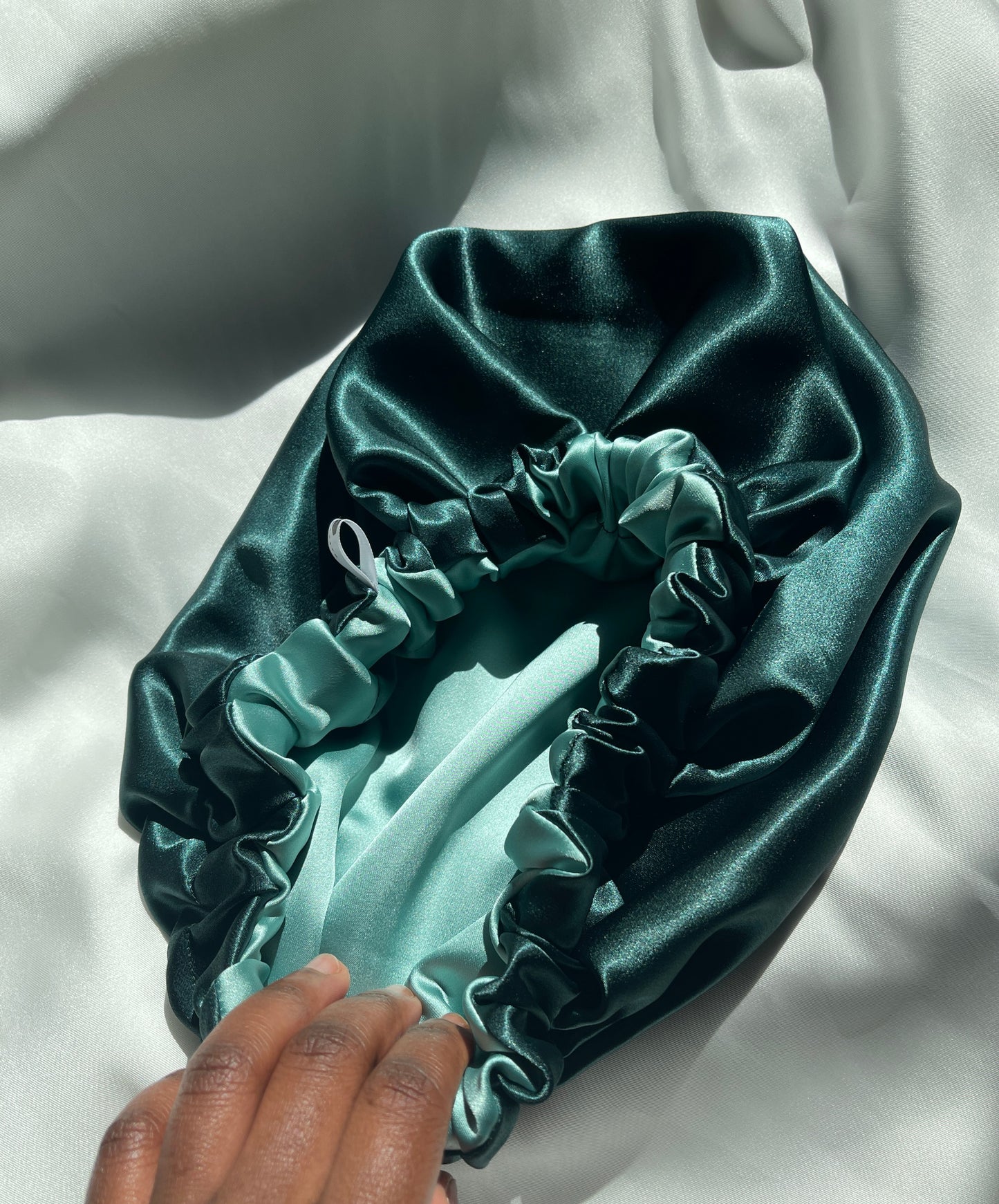 Mena Reversible Satin Bonnet