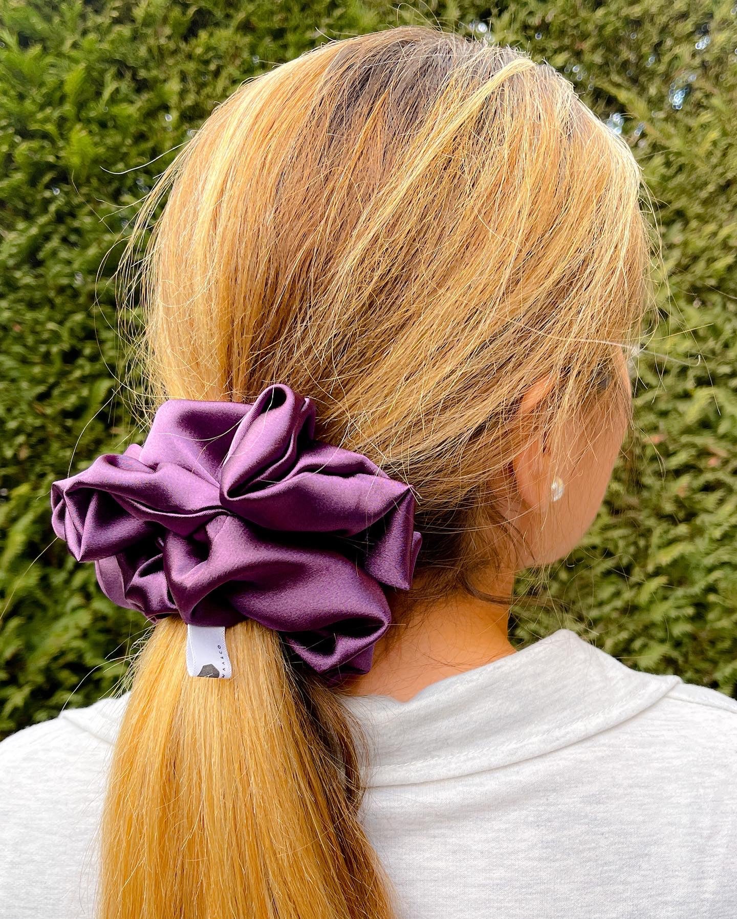 Lili Large Satin Scrunchie